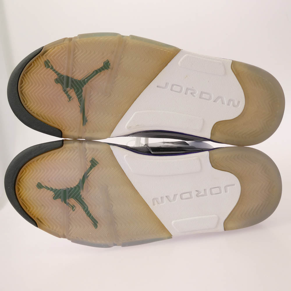 NIKE ナイキ 136027-108 AIR JORDAN 5 RETRO GRAPE エアジョーダン5 レトロ グレープ ハイカット スニーカー ホワイト系 28cm【極上美品】【中古】