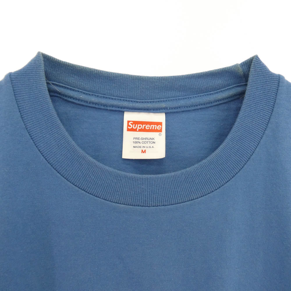 Supreme シュプリーム 23SS Motion Logo Tee モーション ロゴ 半袖 Tシャツ ライトブルー系 M【中古】