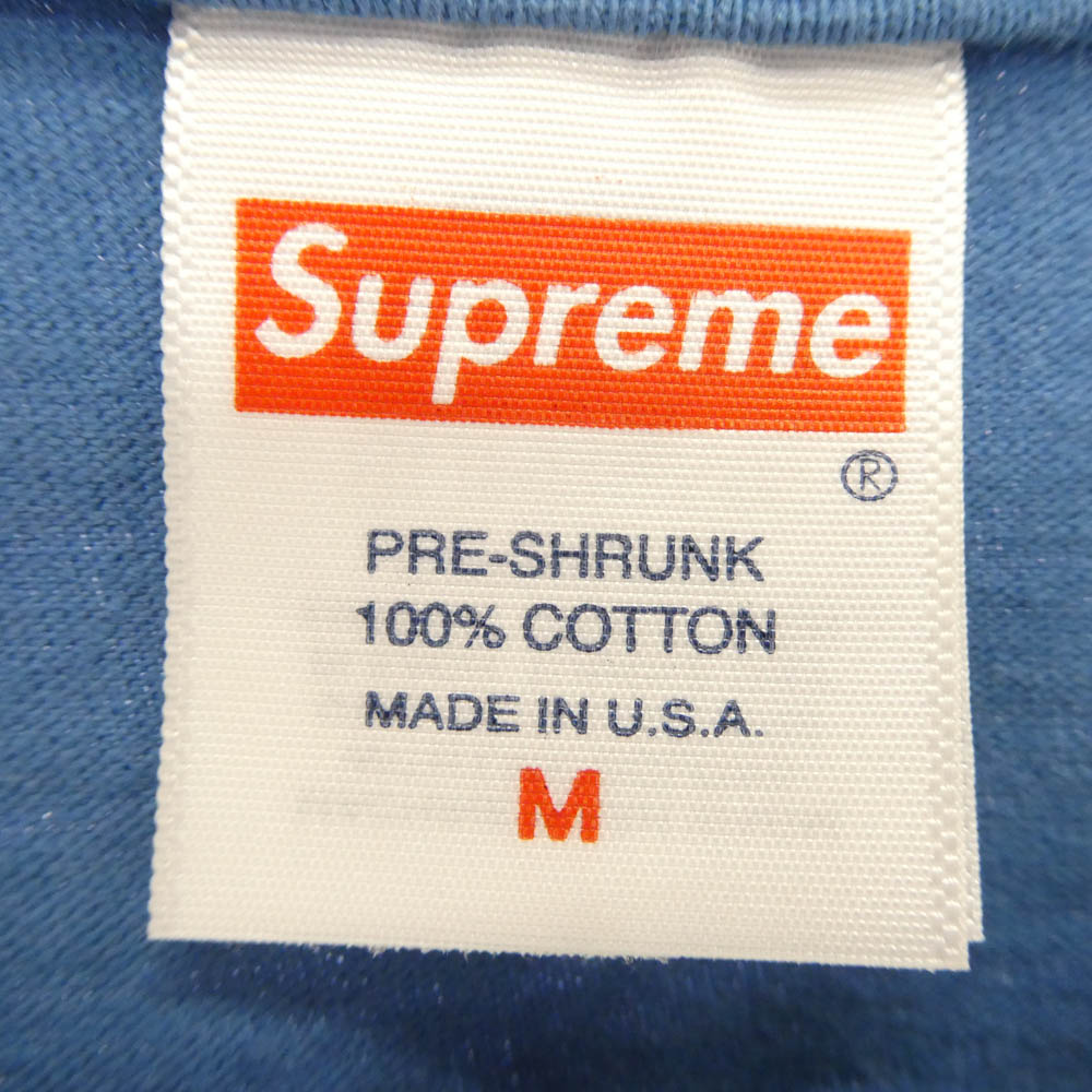 Supreme シュプリーム 23SS Motion Logo Tee モーション ロゴ 半袖 Tシャツ ライトブルー系 M【中古】