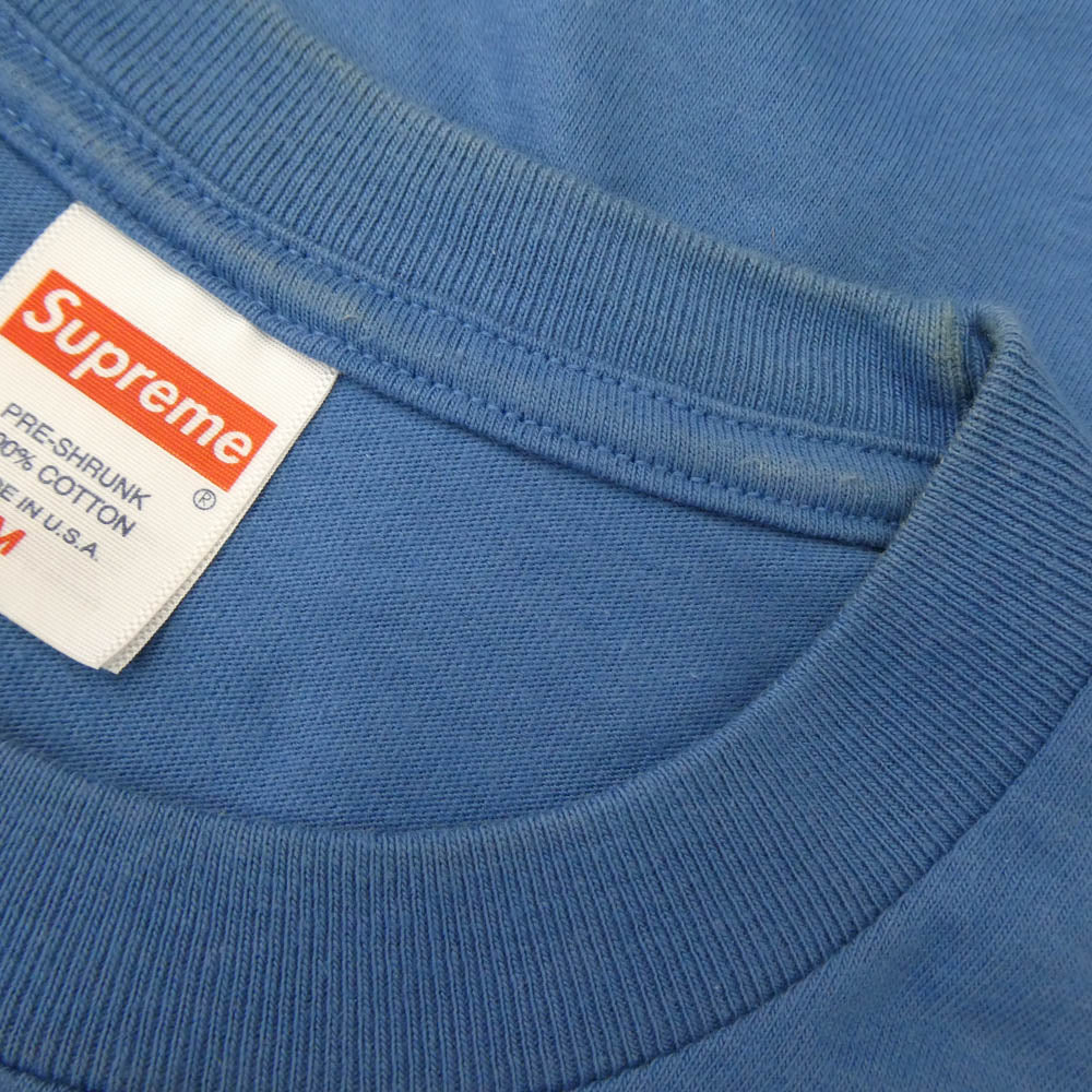 Supreme シュプリーム 23SS Motion Logo Tee モーション ロゴ 半袖 Tシャツ ライトブルー系 M【中古】