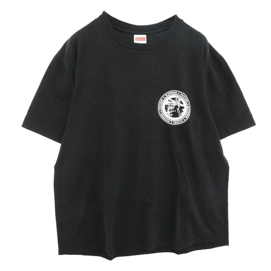 Supreme シュプリーム 25AW DEVOTION TEE ディヴォーション プリント クルーネック 半袖 Tシャツ ブラック系 M【中古】