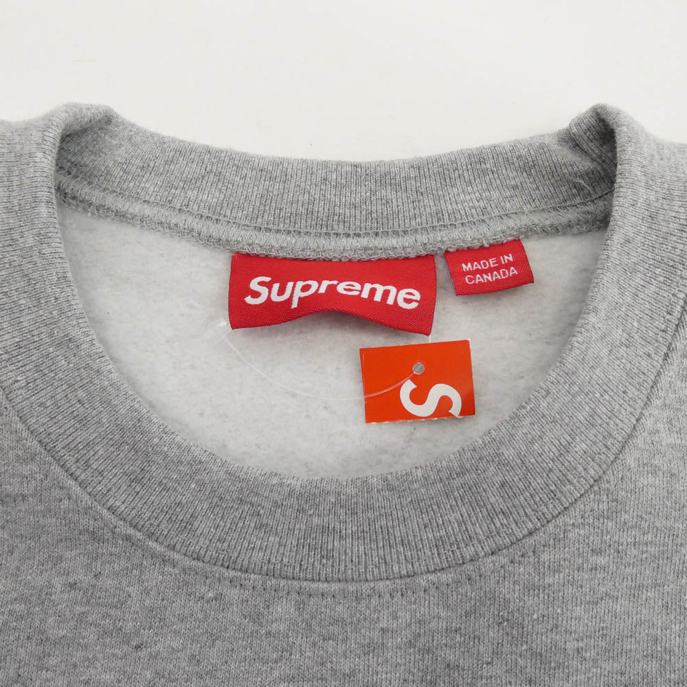 Supreme シュプリーム 25AW Small Box Crewneck スモール ボックス クルーネック スウェット グレー系 M【極上美品】【中古】