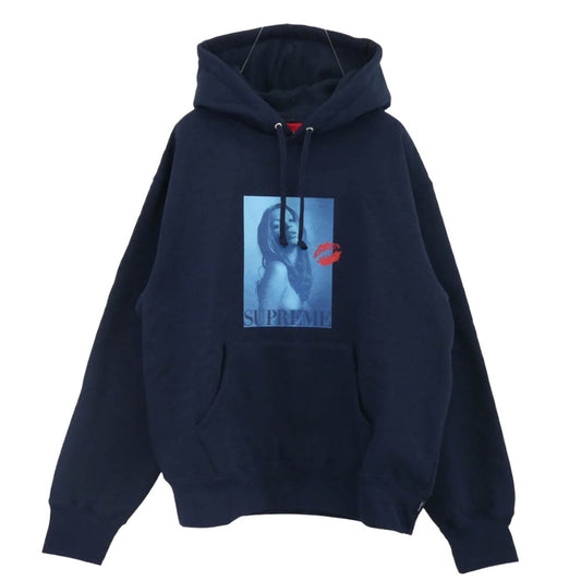 Supreme シュプリーム 24AW Kate Moss Hooded Sweatshirt ケイトモス フーデッド スウェットシャツ パーカー ネイビー系 S【美品】【中古】