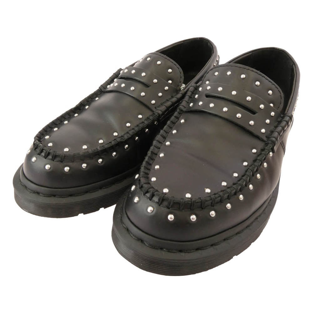 Supreme シュプリーム 25SS 41873001 × Dr.Martens Studded Penton Loafer ドクターマーチン スタッズ ペントン ローファー シューズ ブラック系 US8【美品】【中古】