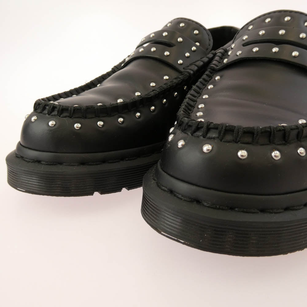 Supreme シュプリーム 25SS 41873001 × Dr.Martens Studded Penton Loafer ドクターマーチン スタッズ ペントン ローファー シューズ ブラック系 US8【美品】【中古】