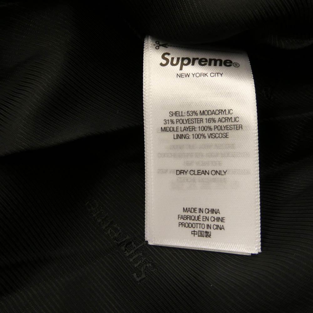 Supreme シュプリーム 25SS 2-tone windstopper faux fur jacket ウィンド ストッパー ファー ジャケット ブルー系 M【極上美品】【中古】