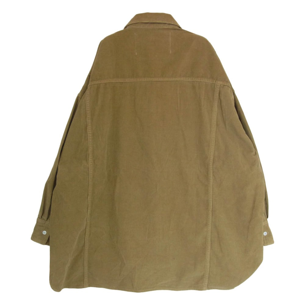 ヘルシーデニム コーデュロイ 長袖 シャツ ジャケット ブラウン系【中古】