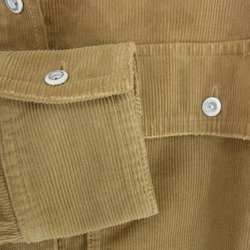 ヘルシーデニム コーデュロイ 長袖 シャツ ジャケット ブラウン系【中古】