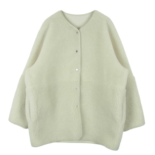 ビューティーアンドユース 1625-699-5312 UNITED ARROWS ユナイテッドアローズ ボア フェイクムートン ジャケット オフホワイト系 サイズ表記なし【中古】