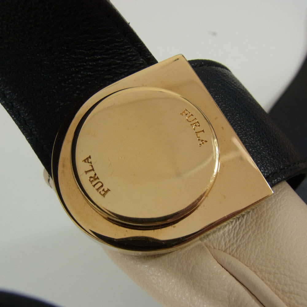 Furla フルラ LUNA L ルナ Lサイズ ホーボー レザー ショルダーバッグ マルチカラー系【中古】