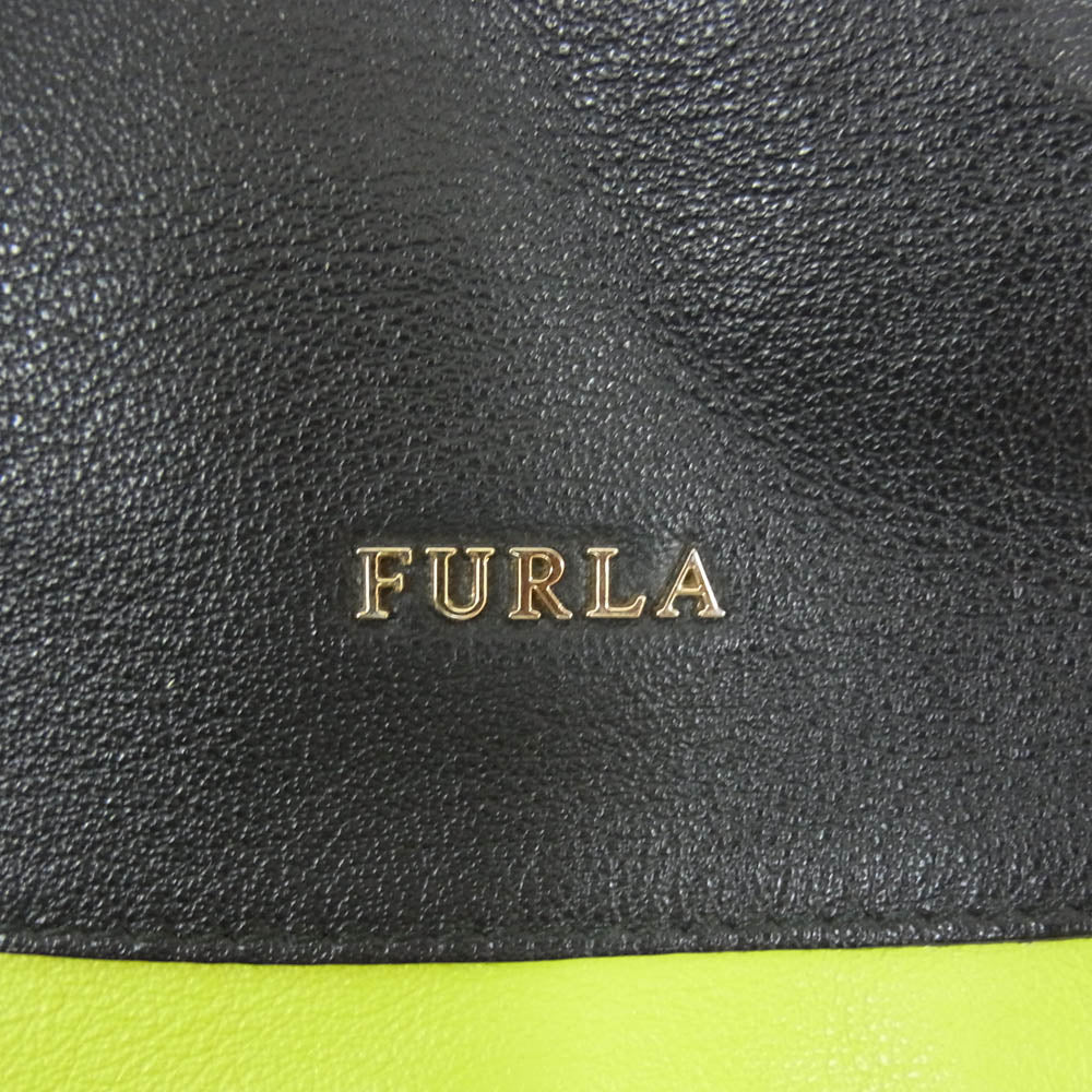 Furla フルラ LUNA L ルナ Lサイズ ホーボー レザー ショルダーバッグ マルチカラー系【中古】
