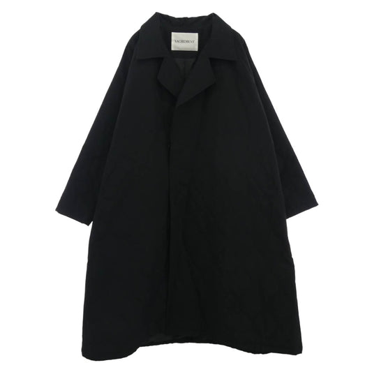 ヴァシュモン 23AW VH-09-811 Plage プラージュ 別注 中綿 キルティング ベルテッド トレンチコート ブラック系 F【中古】