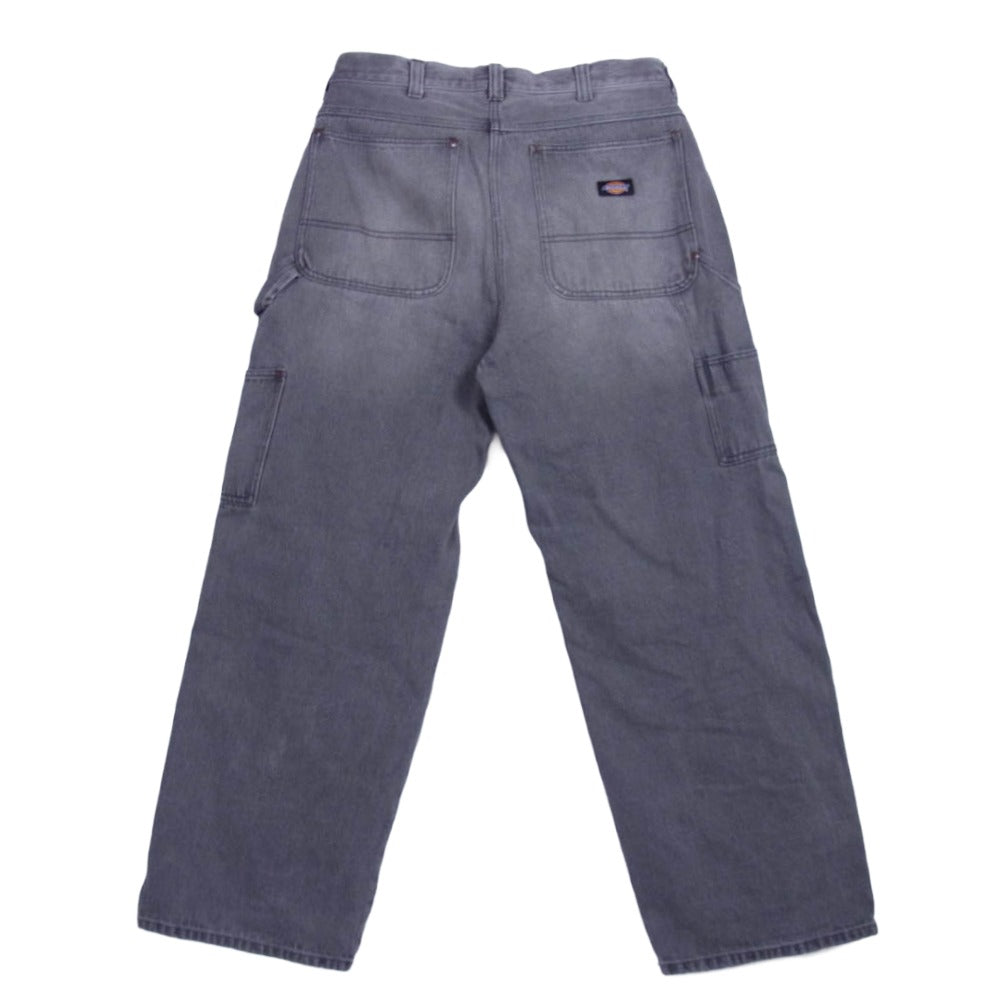 BEAMS ビームス 243M40BM01 × Dickies ディッキーズ 別注 Denim Painter Pants デニムペインターパンツ グレー系 M【中古】