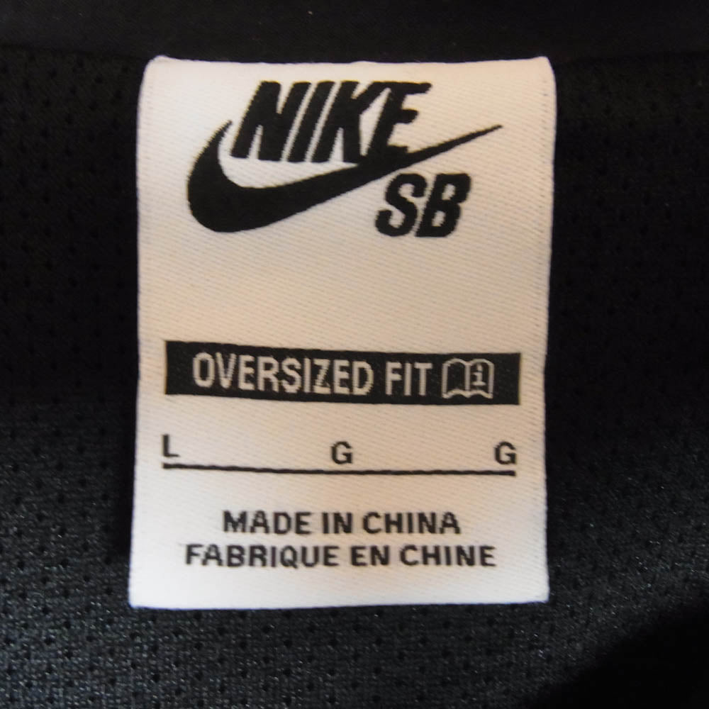 NIKE ナイキ HJ2911-010 SB スケートボード ロゴ刺繍 オーバーサイズ トラックジャケット ブラック系 L【中古】