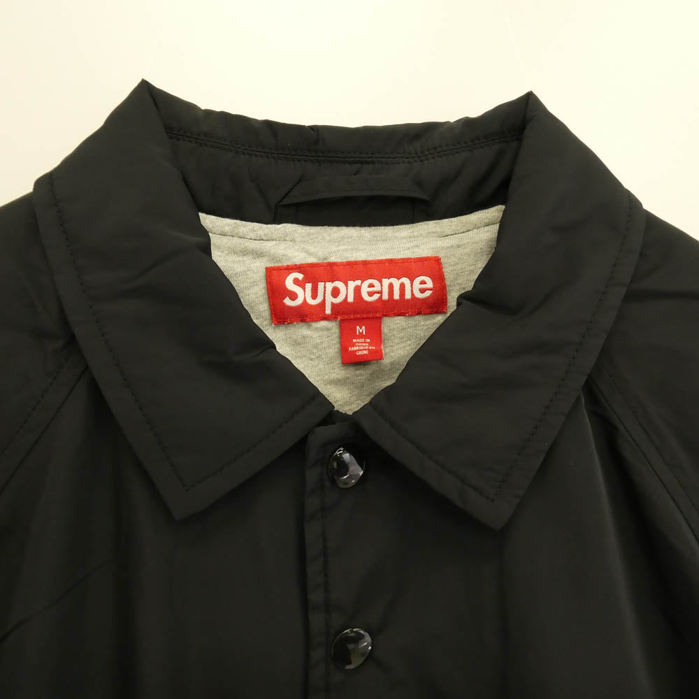 Supreme シュプリーム 25AW Old English Arc Coaches Jacket オールド イングリッシュ アーチ ロゴ コーチ ジャケット ブルゾン ブラック系 M【美品】【中古】