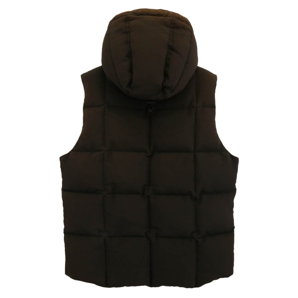 Supreme シュプリーム 14AW ワングラム期 Iridescent Puffy Vest スモールボックスロゴ フーデッド ダウン ベスト ブラック系 M【中古】