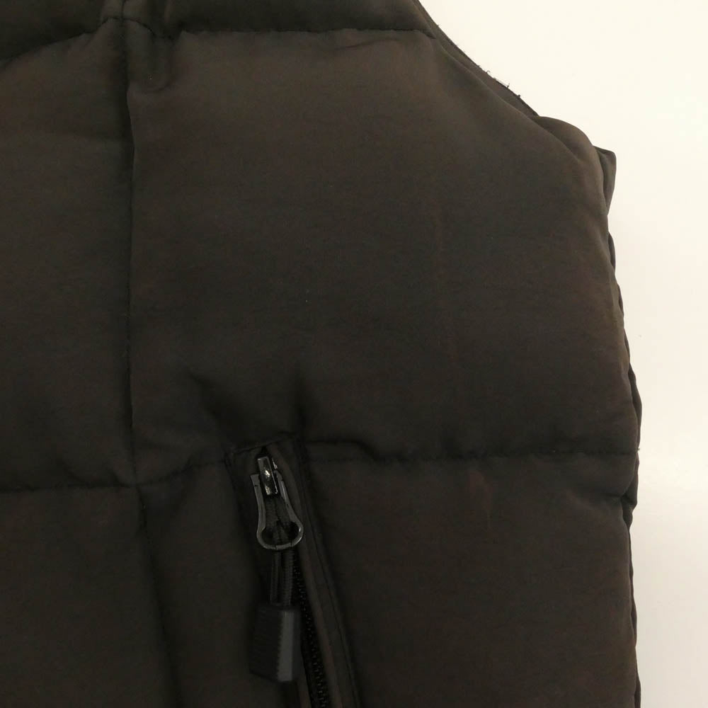 Supreme シュプリーム 14AW ワングラム期 Iridescent Puffy Vest スモールボックスロゴ フーデッド ダウン ベスト ブラック系 M【中古】