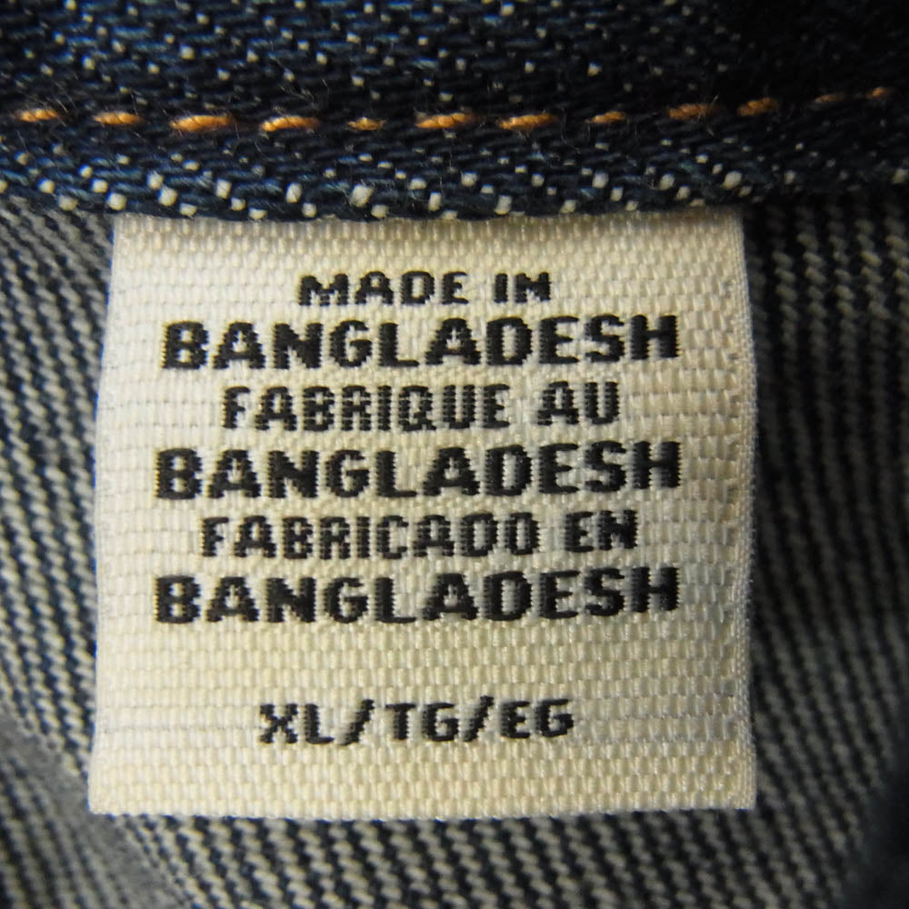 Levi's リーバイス S110784 PREMIUM 1ST プレミアム ファースト デニムジャケット インディゴブルー系 XL【中古】