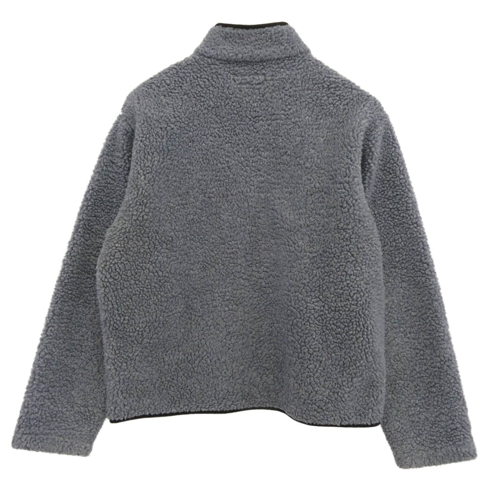 Supreme シュプリーム 初期タグ USA製 90s～00s ジップアップ フリースジャケット ライトブルー系 M【中古】