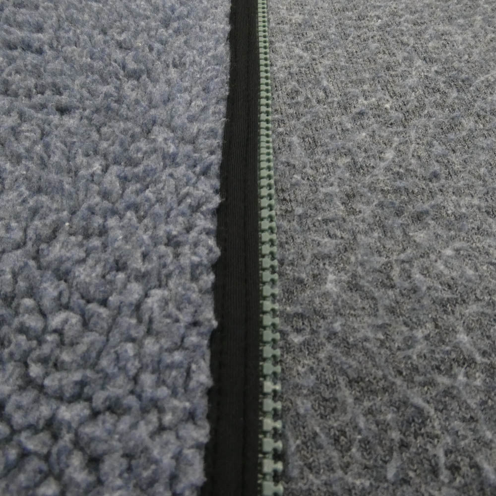 Supreme シュプリーム 初期タグ USA製 90s～00s ジップアップ フリースジャケット ライトブルー系 M【中古】