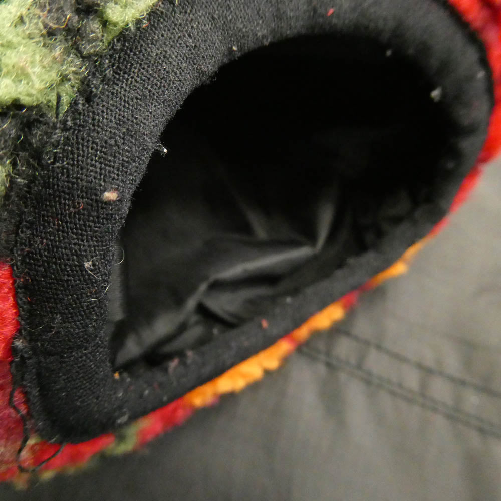 Supreme シュプリーム 16AW ワングラム期 Roses Sherpa Fleece Reversible Jacket ローズシェルパ リバーシブル フリースジャケット レッド系 ブラック系 M【中古】