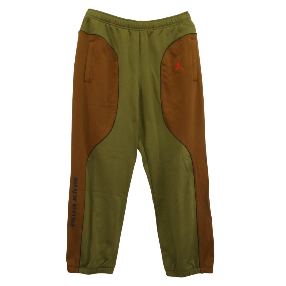 Supreme シュプリーム 24AW HF0832-395 × Jordan Tricot Track Pant ジョーダン トリコット トラック パンツ カーキ系 ブラウン系 L【新古品】【未使用】【中古】