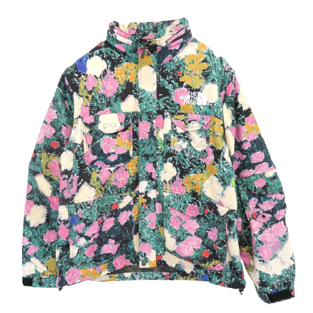 Supreme シュプリーム 22SS NP02205I × THE NORTH FACE ノースフェイス Convertible Jacket コンヴァーティブル トレッキング ジャケット 総柄 ナイロンジャケット マルチカラー系 L【中古】
