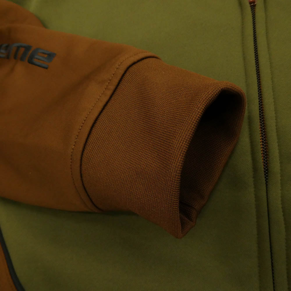 Supreme シュプリーム 24AW HF0830-395 x Jordan Tricot Track Jacket ジョーダン トリコット トラックジャケット カーキ系 ブラウン系 L【新古品】【未使用】【中古】