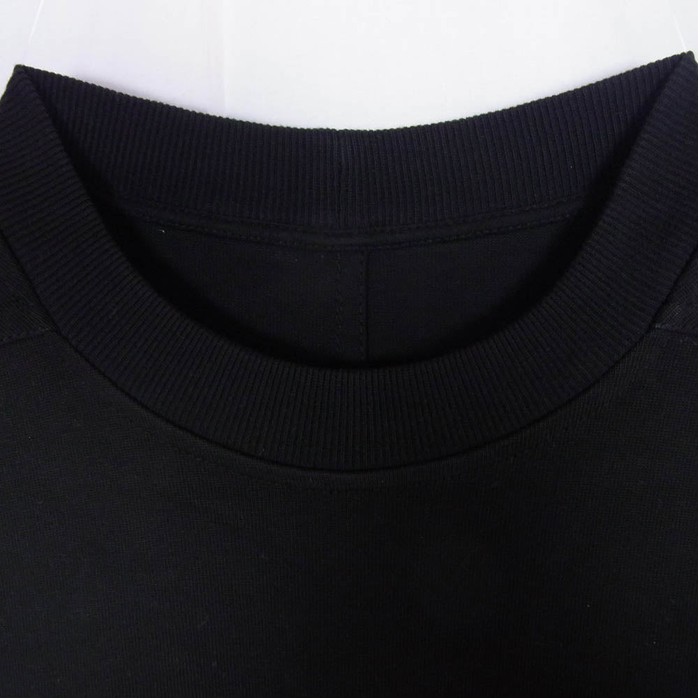 Rick Owens リックオウエンス 20SS RR20S7282-BAEP9 TECUATL期 テクアトル期 UFW バックプリント クルーネック 半袖 Tシャツ カットソー ブラック系 S【中古】