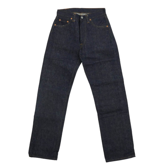 Levi's リーバイス デッドストック フラッシャー付き 501 BIGE 後期 両面不均等V 足長R ボタン裏刻印8 デニム パンツ インディゴブルー系【中古】