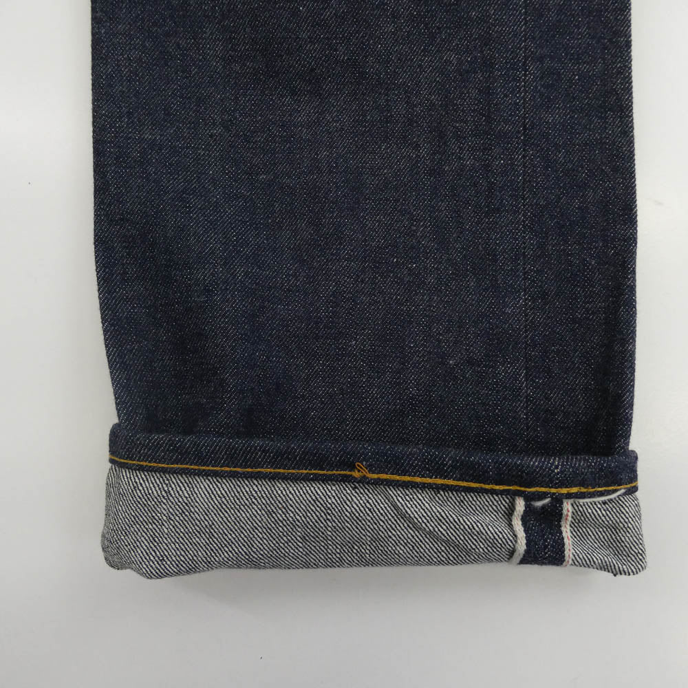 Levi's リーバイス デッドストック フラッシャー付き 501 BIGE 後期 両面不均等V 足長R ボタン裏刻印8 デニム パンツ インディゴブルー系【中古】