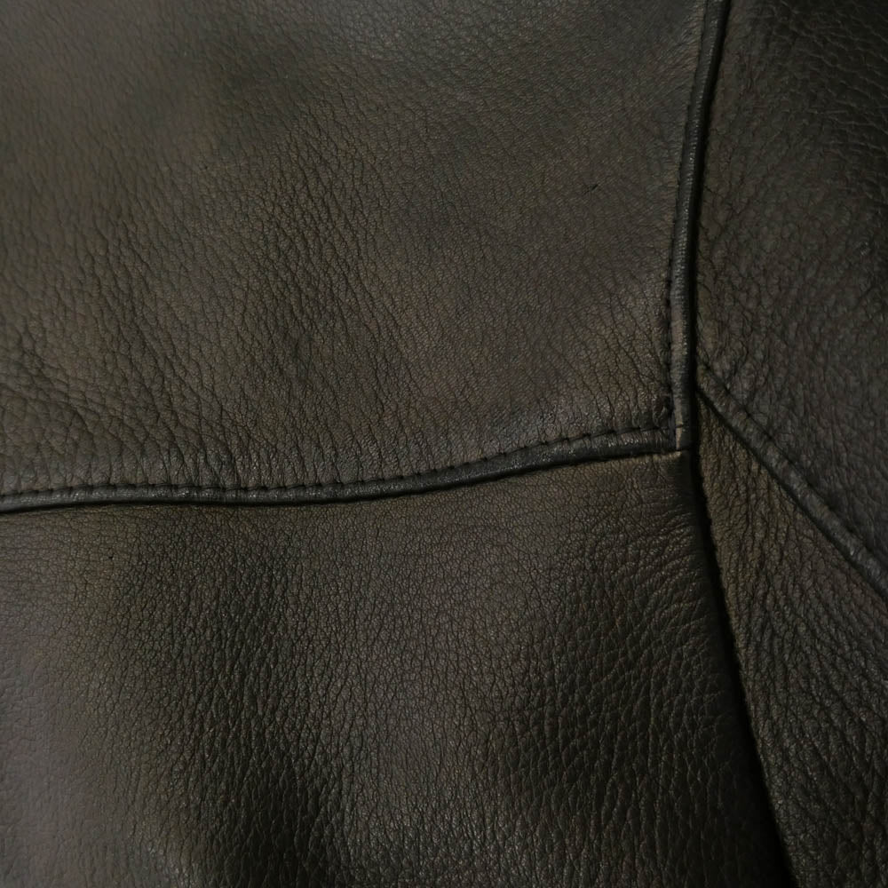 Lewis Leathers ルイスレザー × THE REAL McCOY'S リアルマッコイズ LIGHTNING ライトニング ディアスキン ライダース ジャケット ブラック系 38【中古】