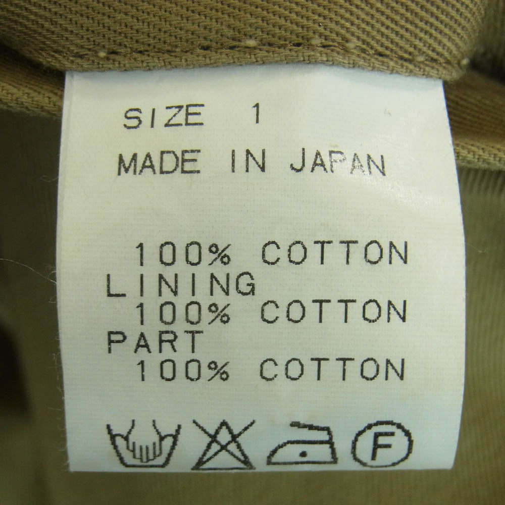 marka マーカ 10SS M10A-02BL01C DECK JACKET ワッペン ジャケット ブルゾン 日本製 カーキ系 サンドベージュ系 1【中古】