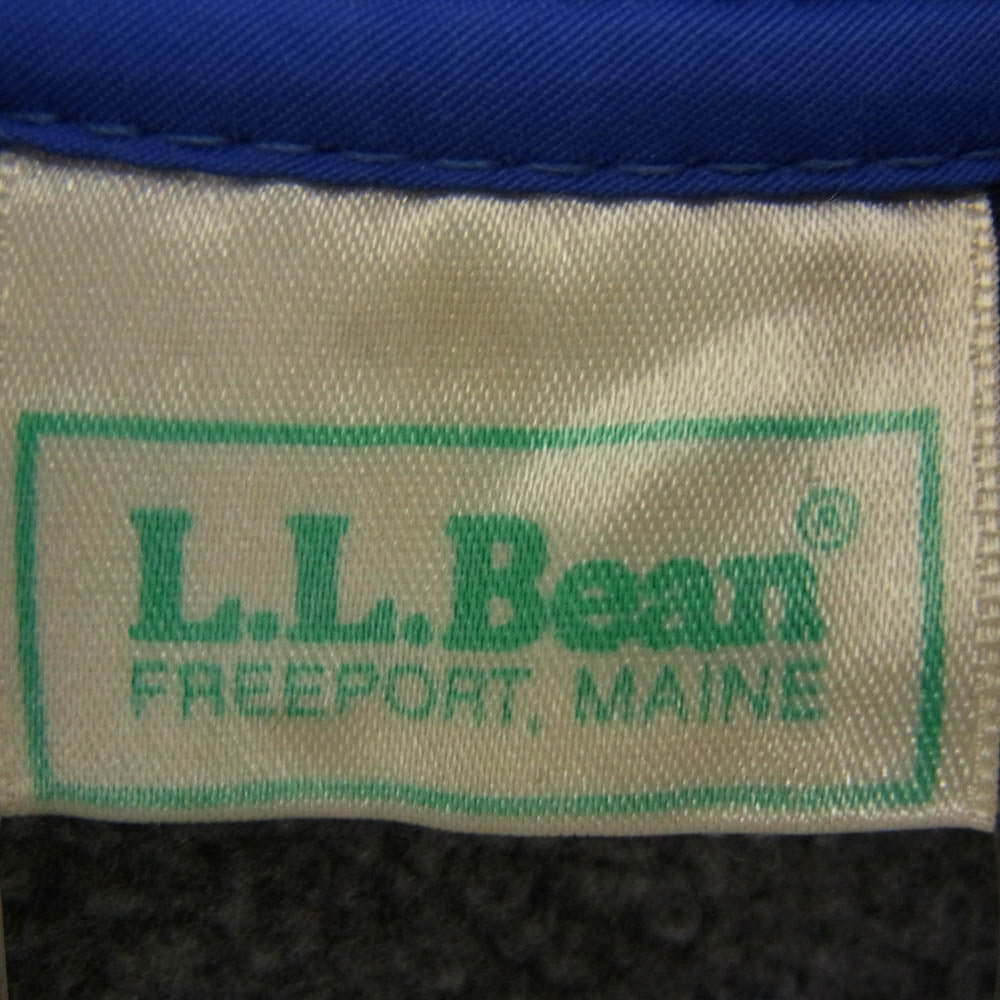 L.L.Bean エルエルビーン 80s フリース スナップ プルオーバー ジャケット ブルゾン グレー系 サイズ表記無【中古】