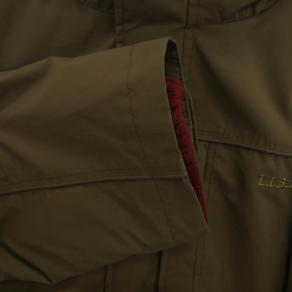 L.L.Bean エルエルビーン 3WAY フリースライナー マウンテン パーカー ジャケット ブラウン系 XL【中古】
