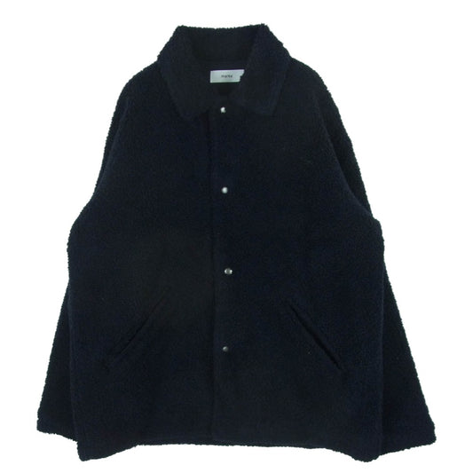 marka マーカ M17D-08BL01C BOA COACH JACKET 裏地ウール ボア コーチ ジャケット 日本製 ダークネイビー系 1【中古】