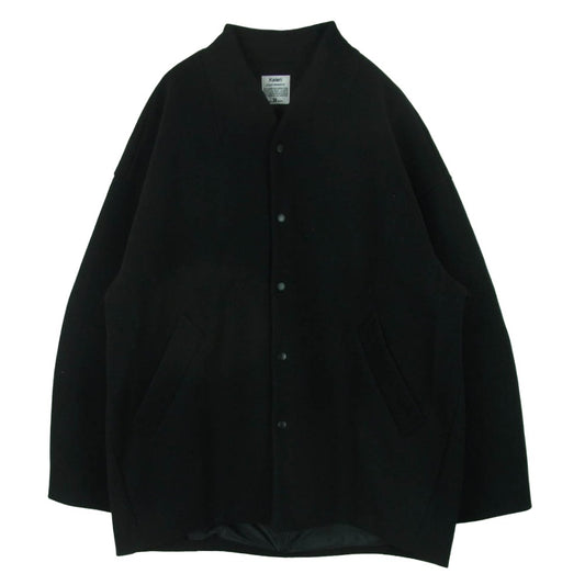 ケレン KJM23FJK1084 NO COLLAR EGG JACKET ノーカラー エッグ ジャケット 中国製 ブラック系 38【中古】