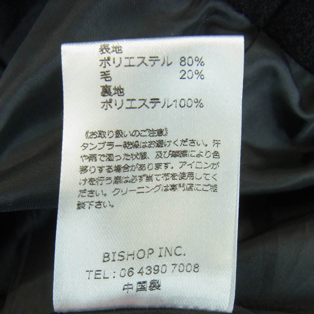 ケレン KJM23FJK1084 NO COLLAR EGG JACKET ノーカラー エッグ ジャケット 中国製 ブラック系 38【中古】