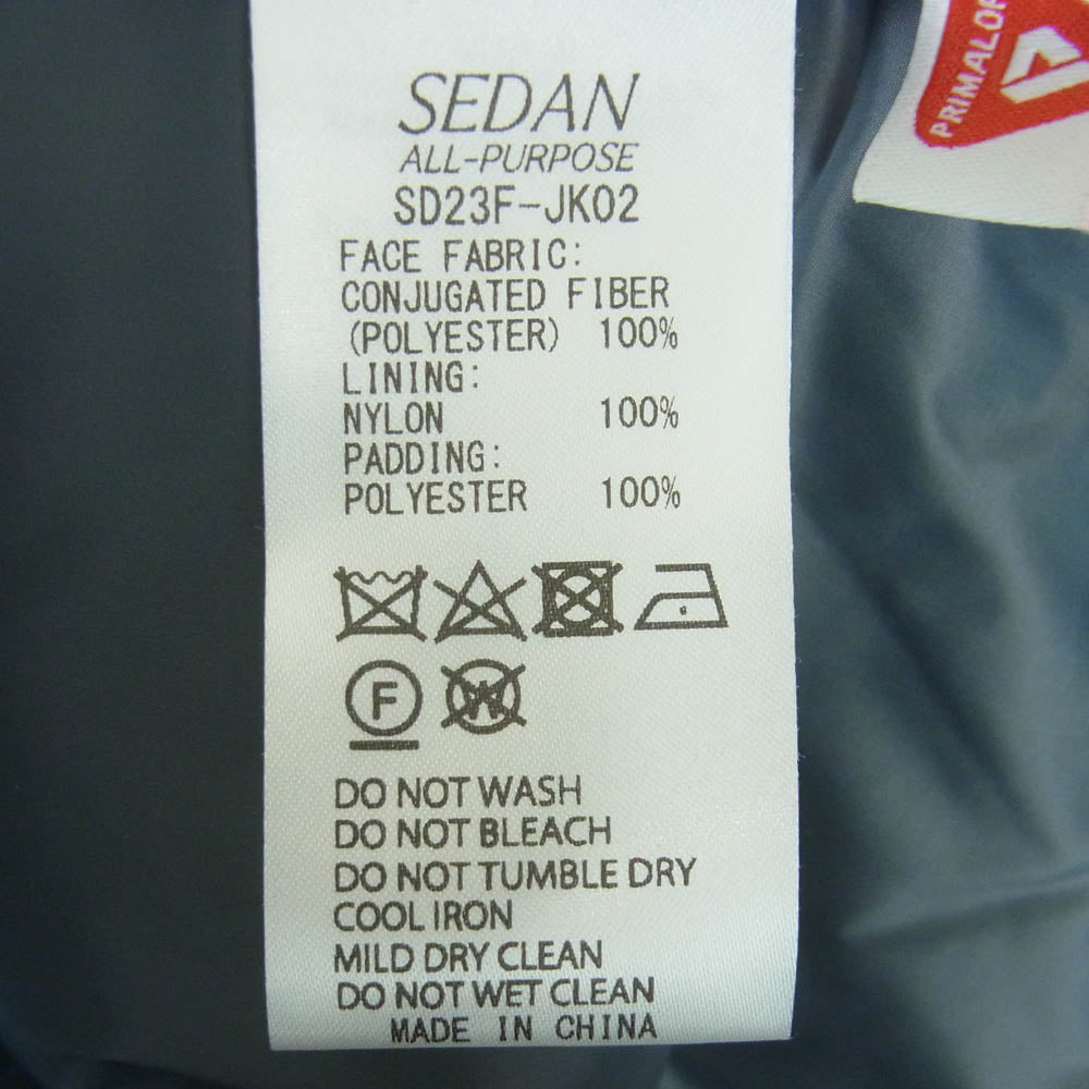 セダンオールパーパス SD23F-JK02 PRIMALOFT Insulation Jacket プリマロフト インサレーション 中綿 ジャケット グレー系 XL【中古】