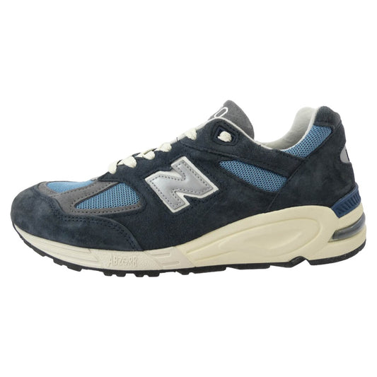 NEW BALANCE ニューバランス M990TB2 M990TB2 USA製 Castlerock GREY NAVY ローカット スニーカー 27cm【中古】