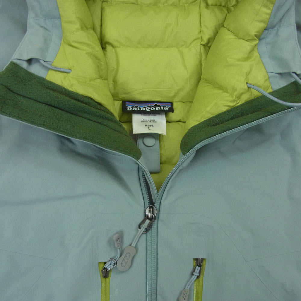 patagonia パタゴニア 09AW 30450 PRIMO DOWN JACKET プリモ ダウン ジャケット グレー系 ホワイト系 L【中古】