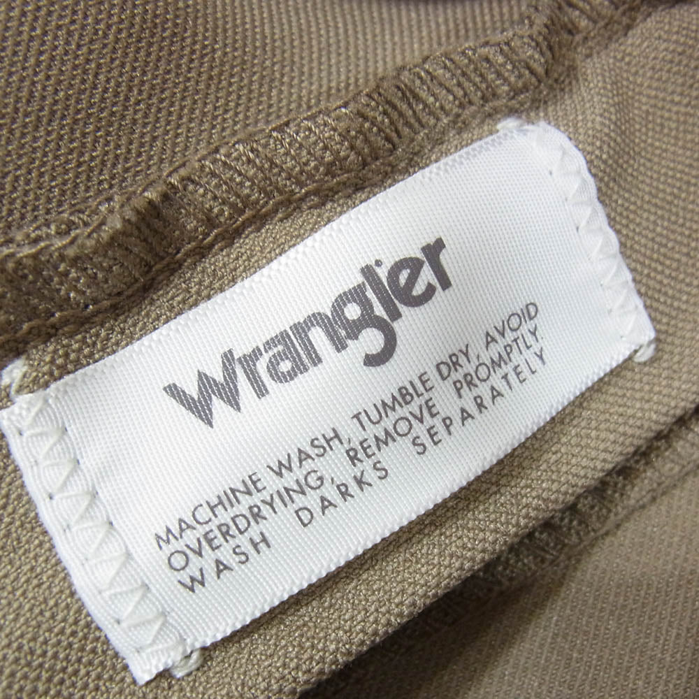 Wrangler ラングラー PULP別注 WRANCHER PANTS ランチャー テーパード ストレート スラックスパンツ ブラウン系 M【中古】
