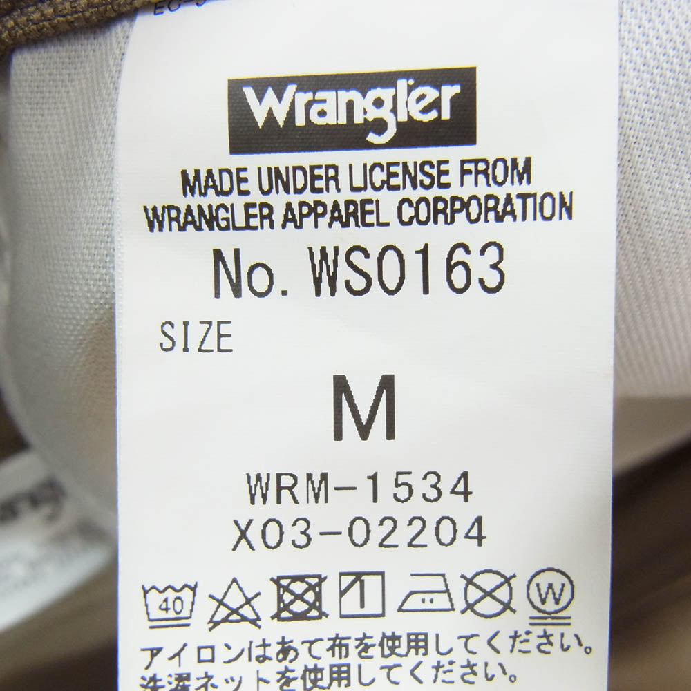 Wrangler ラングラー PULP別注 WRANCHER PANTS ランチャー テーパード ストレート スラックスパンツ ブラウン系 M【中古】