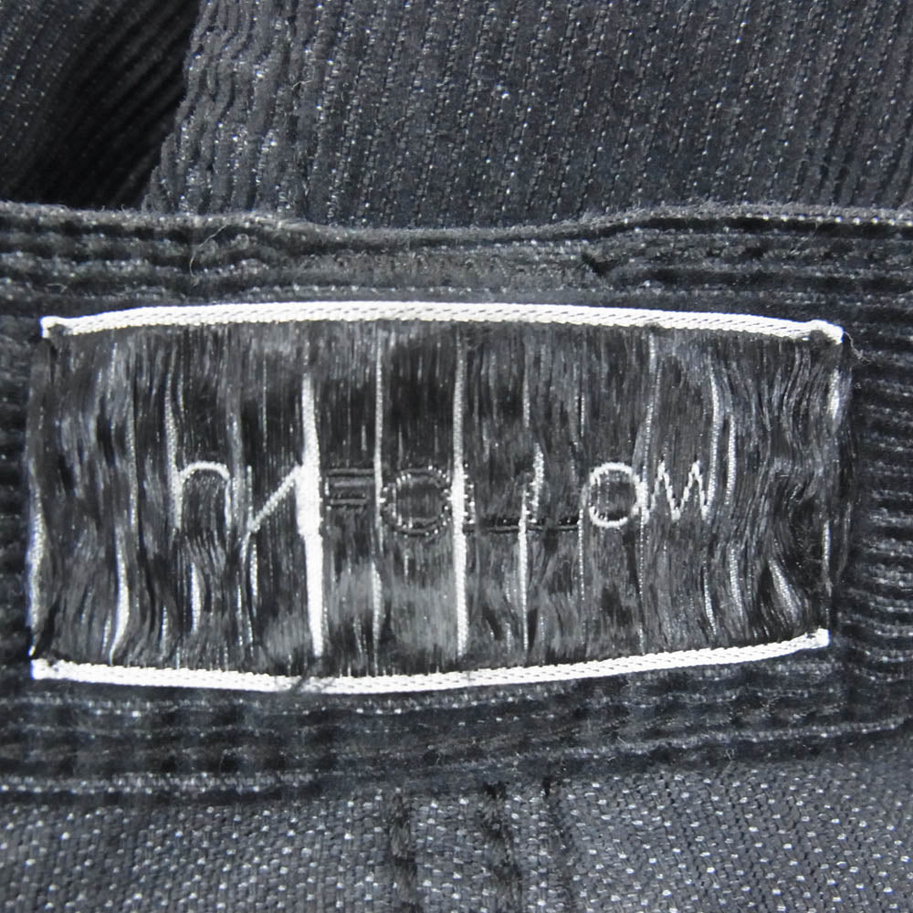 Wrangler ラングラー WS0162 FOLL EXCLUSIVE FOLL別注 CORDUROY FLARE TROUSER コーデュロイ フレア トラウザーズ パンツ ブラック系 M【中古】