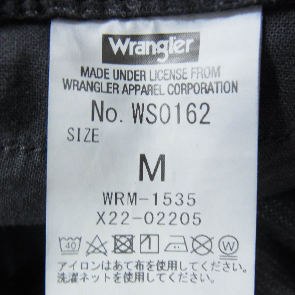 Wrangler ラングラー WS0162 FOLL EXCLUSIVE FOLL別注 CORDUROY FLARE TROUSER コーデュロイ フレア トラウザーズ パンツ ブラック系 M【中古】