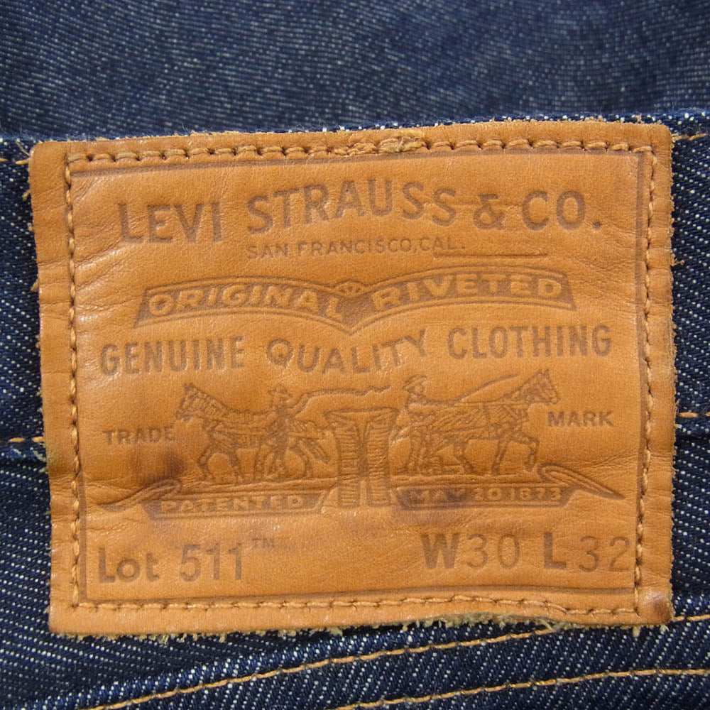 Levi's リーバイス PC9-04511-2596 PREMIUM プレミアム MADE IN USA USA製 BIG E 511 デニムパンツ ジーンズ インディゴブルー系 30【中古】