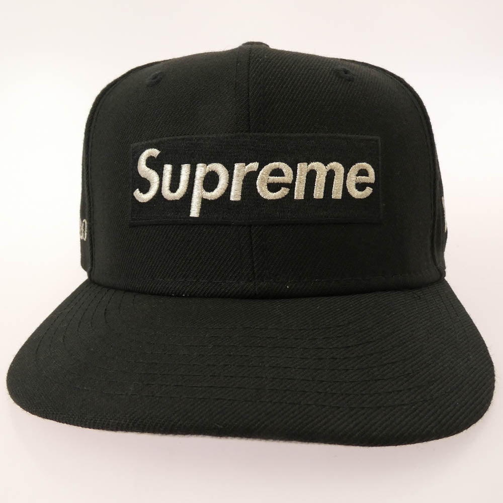 Supreme シュプリーム 20SS New Era Metallic Box Logo ニューエラ メタリック ボックスロゴ ベースボール キャップ ブラック系【中古】