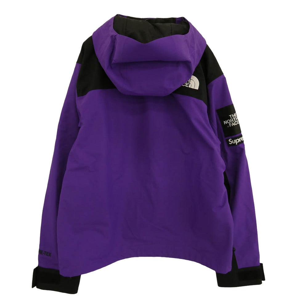 Supreme シュプリーム × THE NORTH FACE ノースフェイス 19SS Arc Logo Mountain Parka アーチロゴ マウンテンパーカー ジャケット パープル系 M【中古】