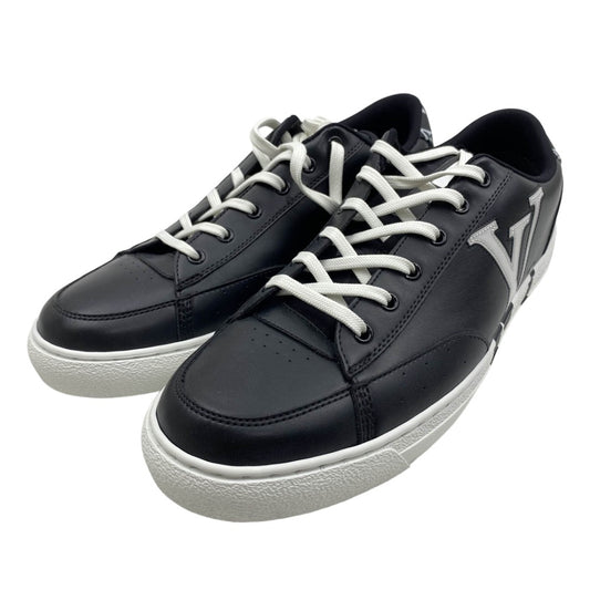 LOUIS VUITTON ルイ・ヴィトン 1AANI5 チャーリーライン モノグラム レザー ローカットスニーカー ブラック系 9.5【新古品】【未使用】【中古】