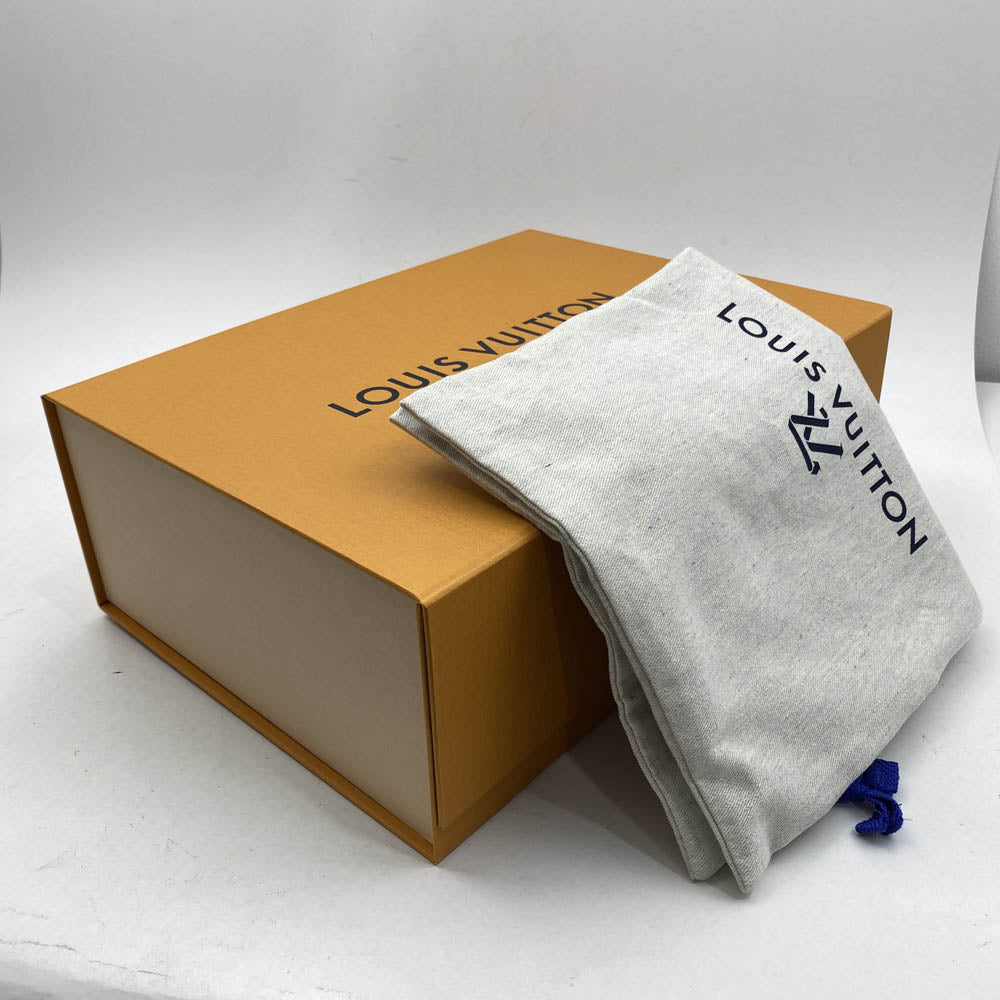 LOUIS VUITTON ルイ・ヴィトン 1AANI5 チャーリーライン モノグラム レザー ローカットスニーカー ブラック系 9.5【新古品】【未使用】【中古】